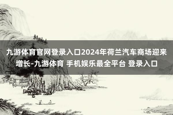 九游体育官网登录入口2024年荷兰汽车商场迎来增长-九游体育 手机娱乐最全平台 登录入口